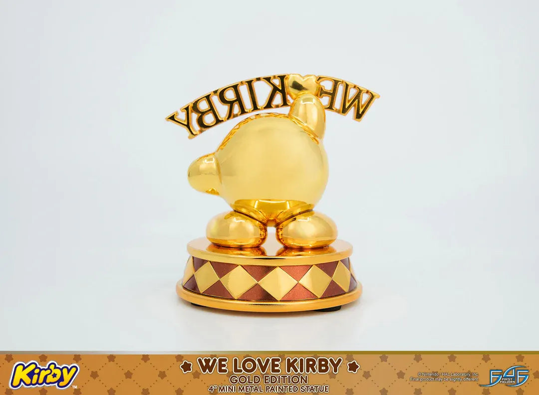 Kirby - We Love Kirby Diecast Statue [Gold Version]