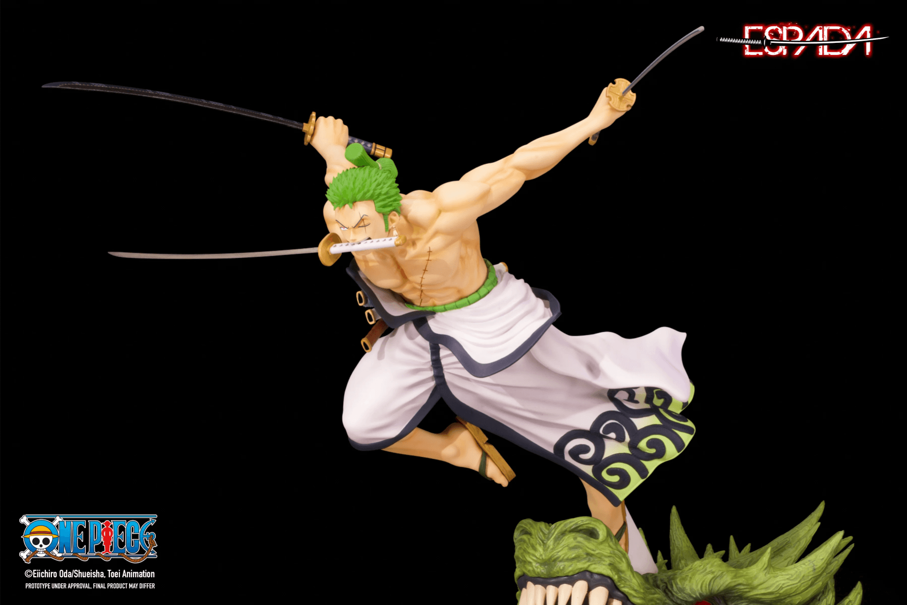 ESARORONOAZORO One Piece - Roronoa Zoro Statue - Espada Art - Titan Pop Culture