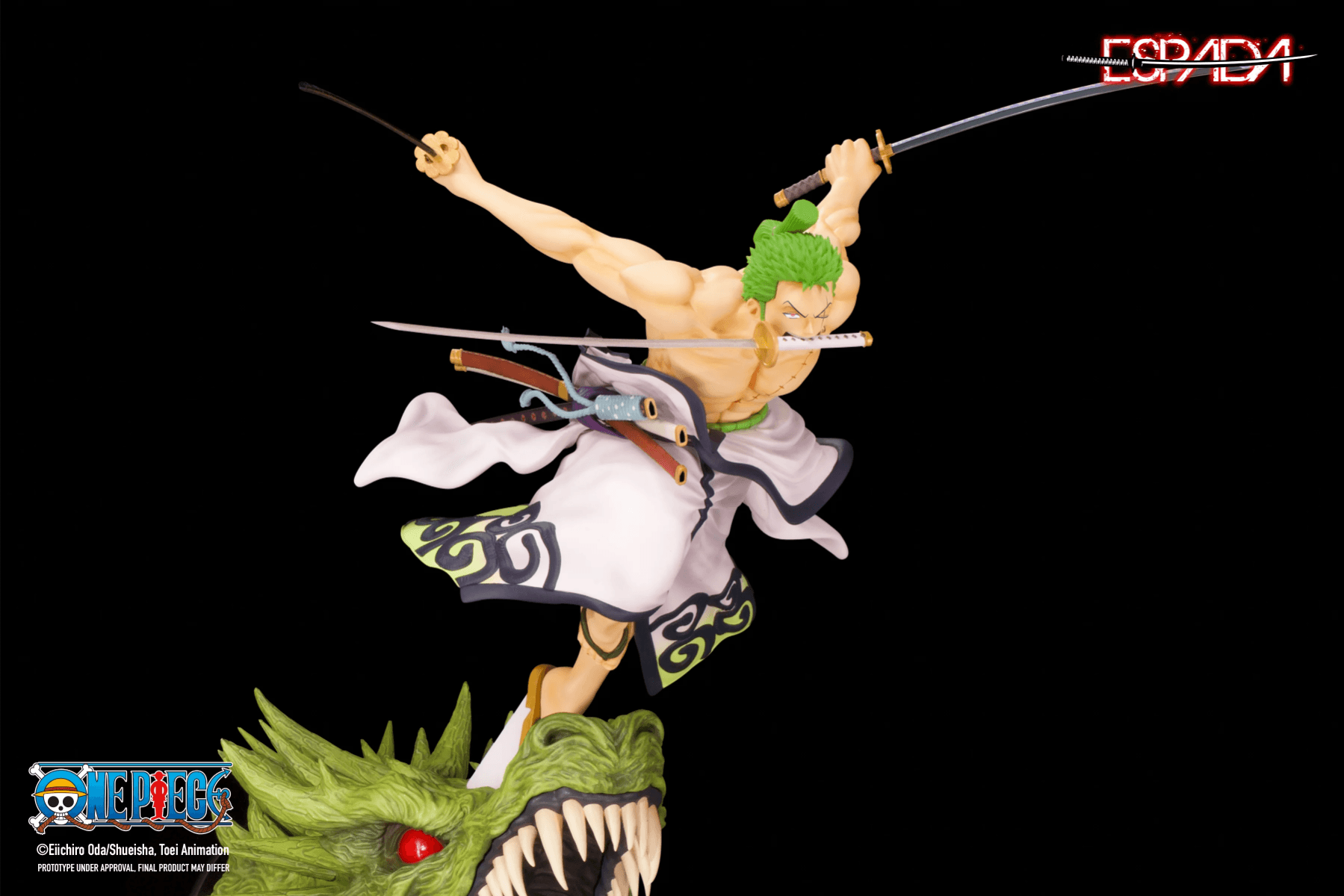 ESARORONOAZORO One Piece - Roronoa Zoro Statue - Espada Art - Titan Pop Culture