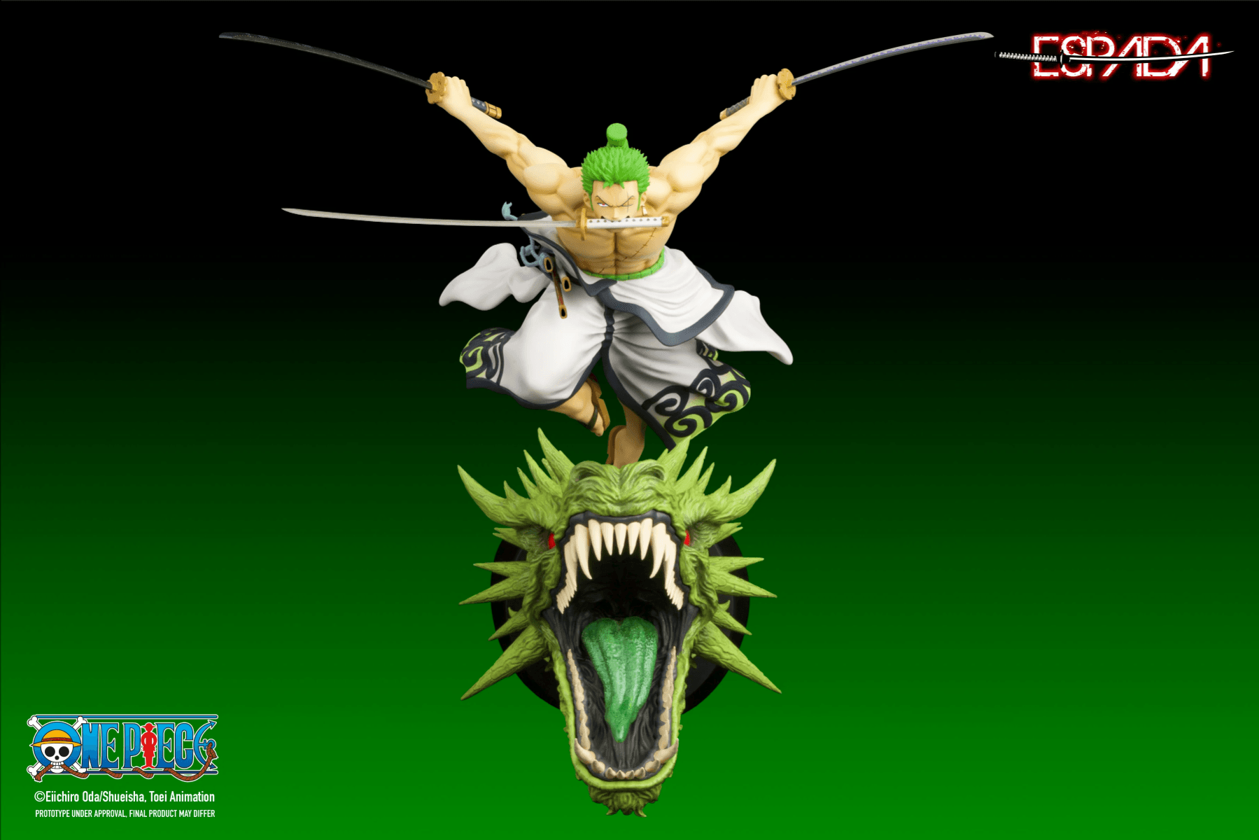 ESARORONOAZORO One Piece - Roronoa Zoro Statue - Espada Art - Titan Pop Culture