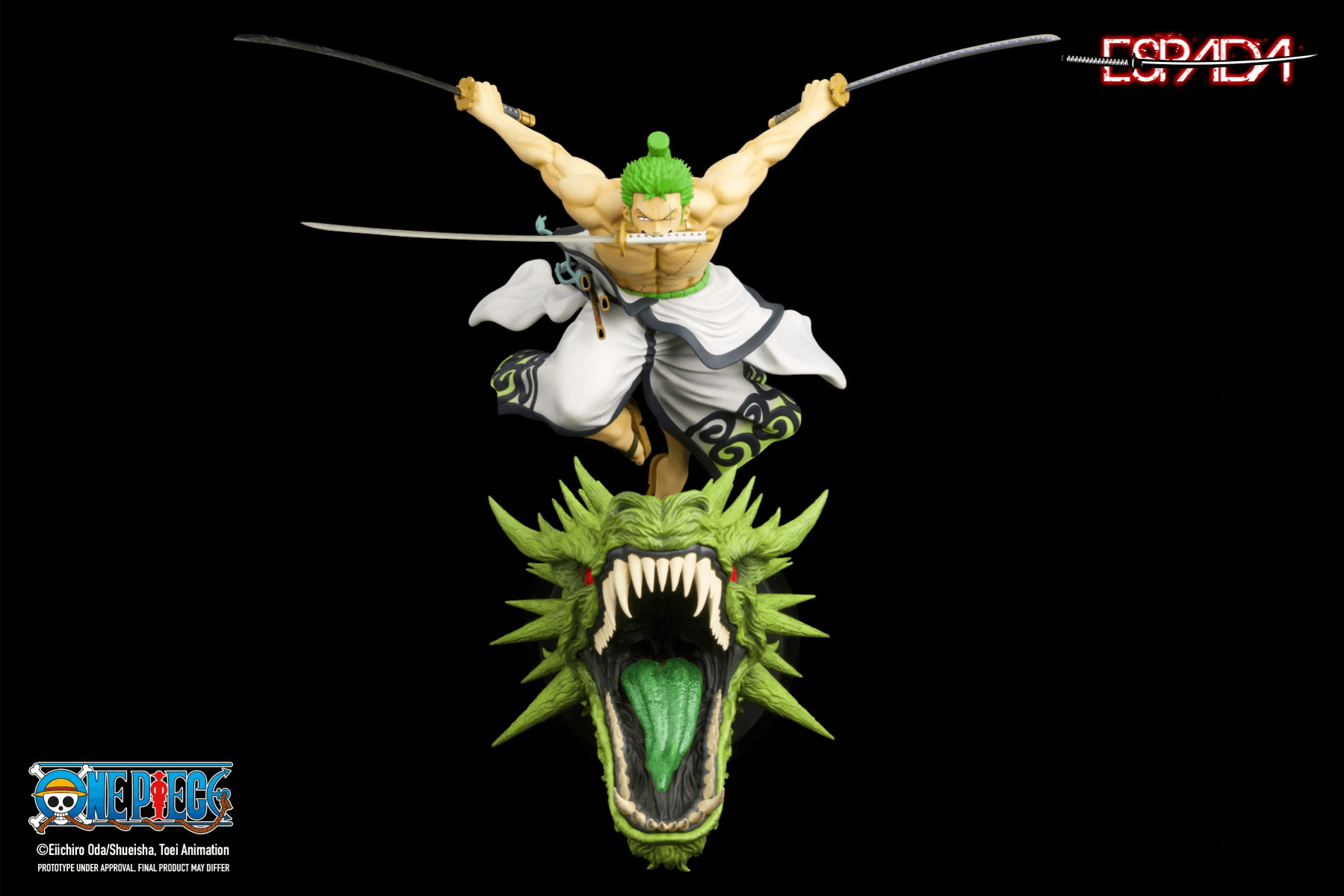 ESARORONOAZORO One Piece - Roronoa Zoro Statue - Espada Art - Titan Pop Culture