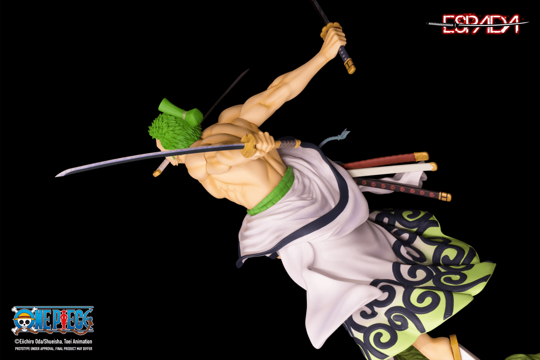 ESARORONOAZORO One Piece - Roronoa Zoro Statue - Espada Art - Titan Pop Culture