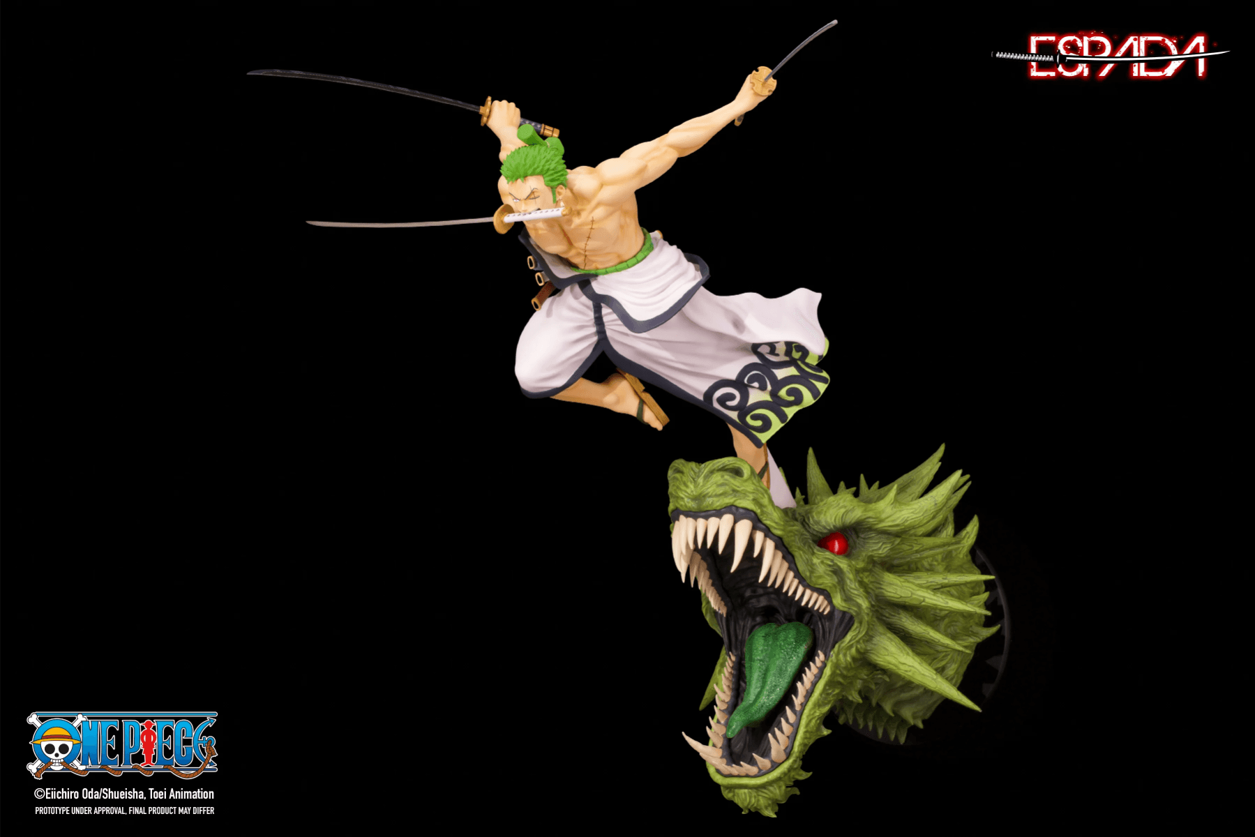 ESARORONOAZORO One Piece - Roronoa Zoro Statue - Espada Art - Titan Pop Culture