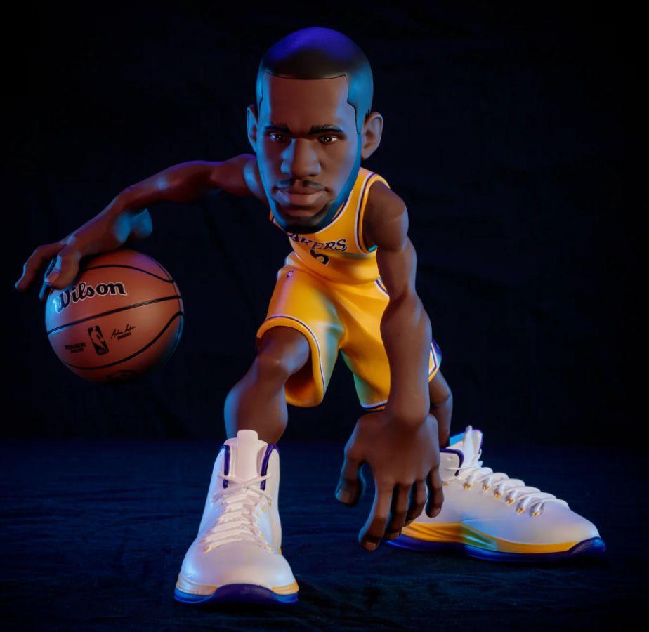 EXC82193 NBA - LeBron James (Lakers - Gold Uniform) Limited Edition 12" Vinyl Figure - ExciteUSA - Titan Pop Culture