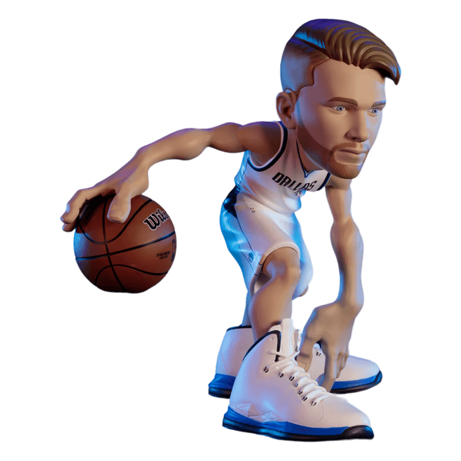 EXC82209 NBA - Luka Doncic (Mavericks - White Uniform) Limited Edition 12" Vinyl Figure - ExciteUSA - Titan Pop Culture