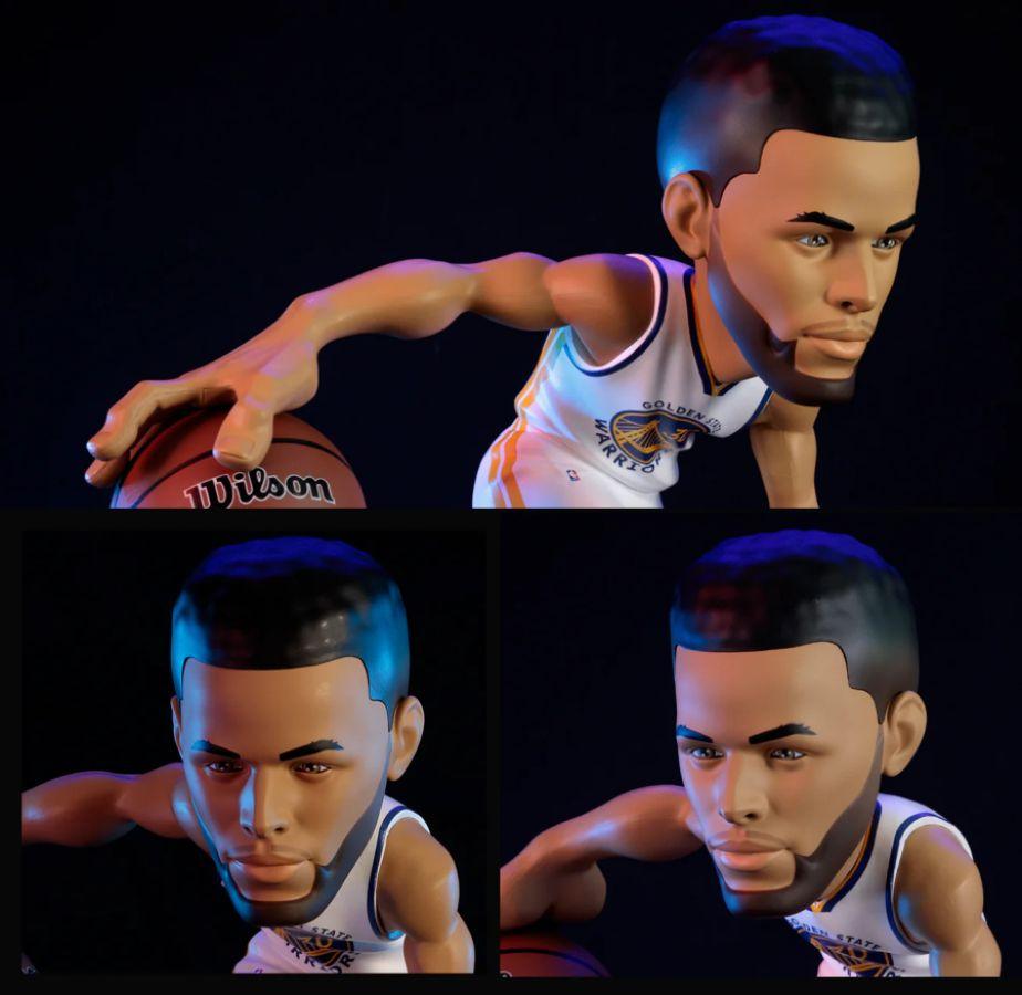 EXC82216 NBA - Steph Curry (Warriors - White Uniform) Limited Edition 12" Vinyl Figure - ExciteUSA - Titan Pop Culture