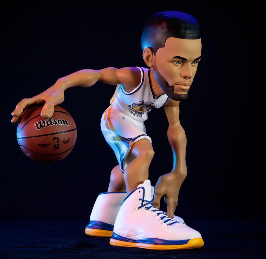 EXC82216 NBA - Steph Curry (Warriors - White Uniform) Limited Edition 12" Vinyl Figure - ExciteUSA - Titan Pop Culture