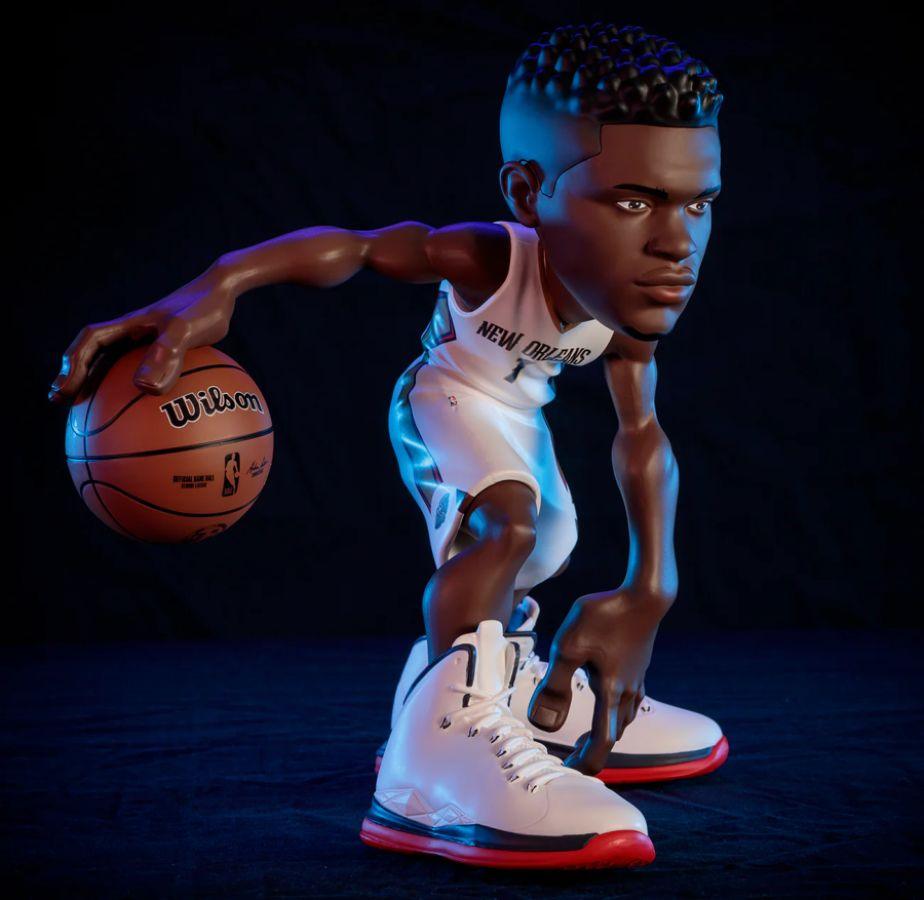 EXC82223 NBA - Zion Williamson (Pelicans - White Uniform) Limited Edition 12" Vinyl Figure - ExciteUSA - Titan Pop Culture