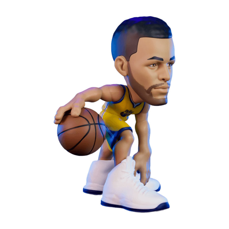 EXC85392 NBA - Steph Curry (Warriors) Mini 6" Vinyl Figure - ExciteUSA - Titan Pop Culture