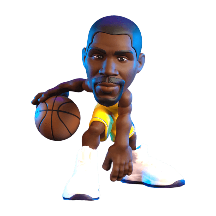 EXC85873 NBA - Magic Johnson (Lakers) Mini 6" Vinyl Figure - ExciteUSA - Titan Pop Culture