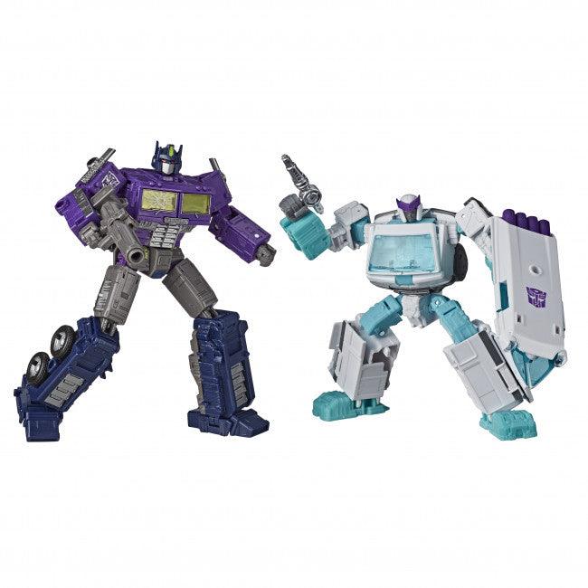 Transformers Generations Selects: Deluxe Shattered Glass Ratchet and Optimus Prime (WFC-GS17)