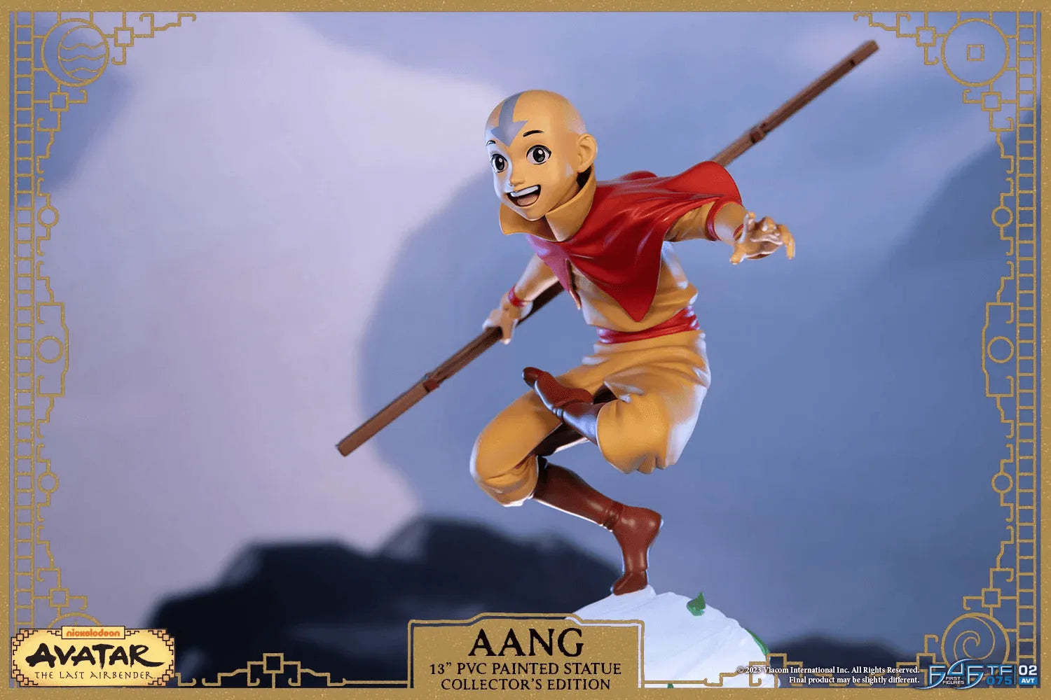 F4FAVAANGCO Avatar the Last Airbender - Aang PVC Statue Collectors (Light Up) Edition - First 4 Figures - Titan Pop Culture