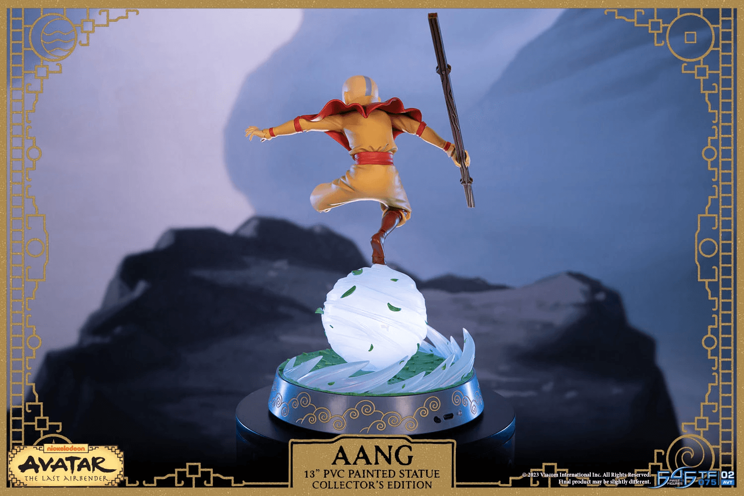 F4FAVAANGCO Avatar the Last Airbender - Aang PVC Statue Collectors (Light Up) Edition - First 4 Figures - Titan Pop Culture