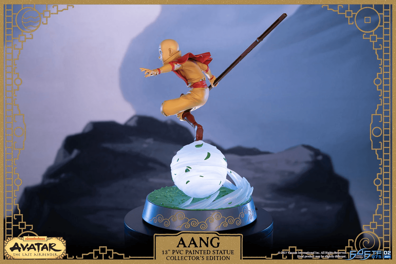 F4FAVAANGCO Avatar the Last Airbender - Aang PVC Statue Collectors (Light Up) Edition - First 4 Figures - Titan Pop Culture