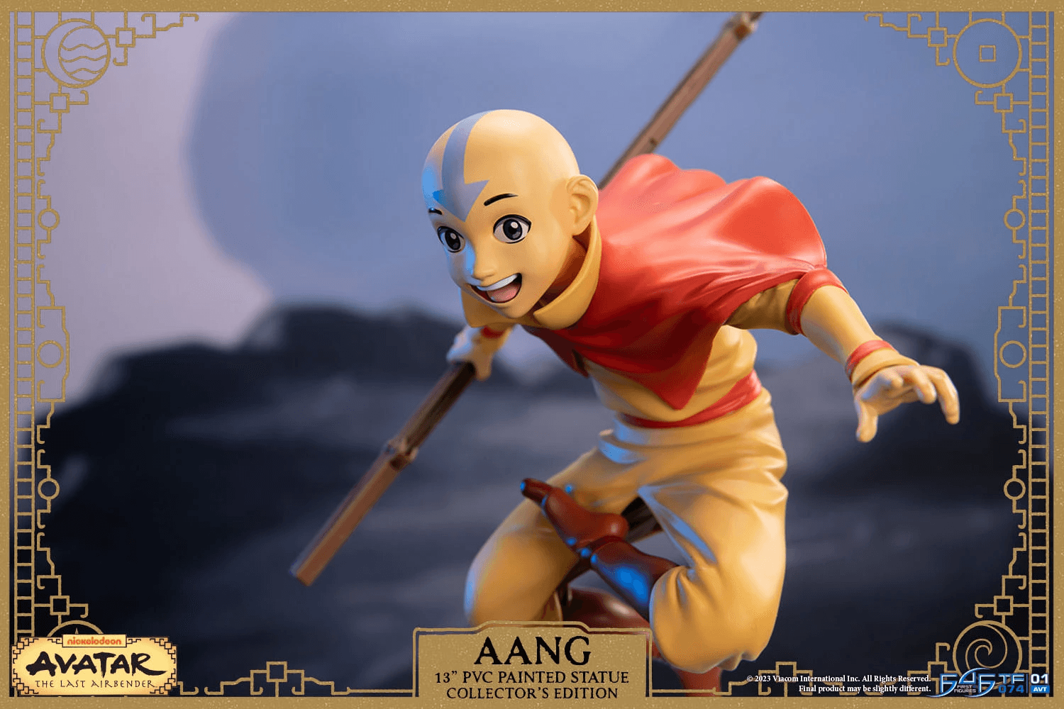 F4FAVAANGCO Avatar the Last Airbender - Aang PVC Statue Collectors (Light Up) Edition - First 4 Figures - Titan Pop Culture