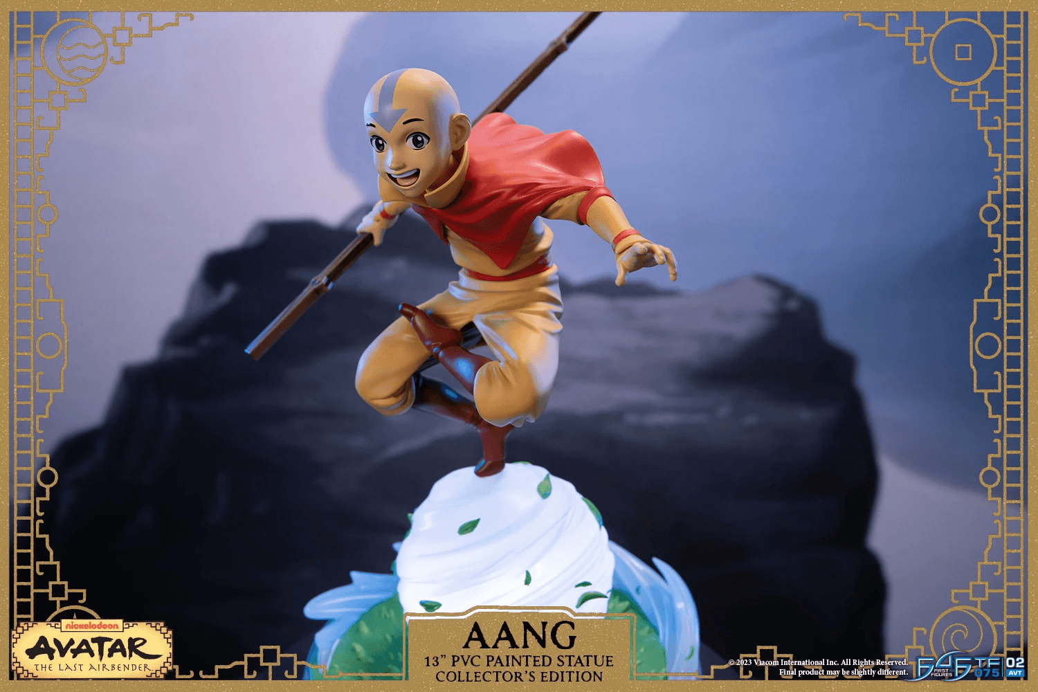 F4FAVAANGCO Avatar the Last Airbender - Aang PVC Statue Collectors (Light Up) Edition - First 4 Figures - Titan Pop Culture