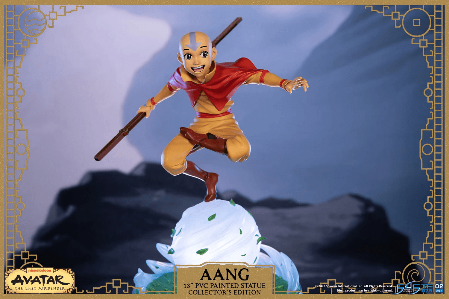 F4FAVAANGCO Avatar the Last Airbender - Aang PVC Statue Collectors (Light Up) Edition - First 4 Figures - Titan Pop Culture