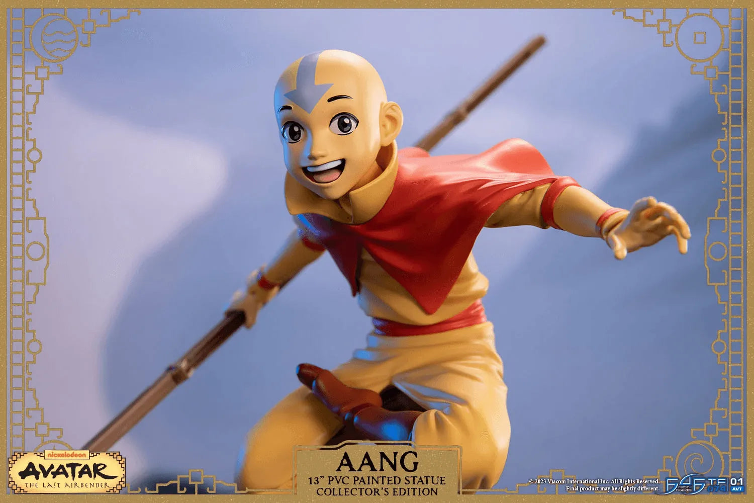 F4FAVAANGCO Avatar the Last Airbender - Aang PVC Statue Collectors (Light Up) Edition - First 4 Figures - Titan Pop Culture