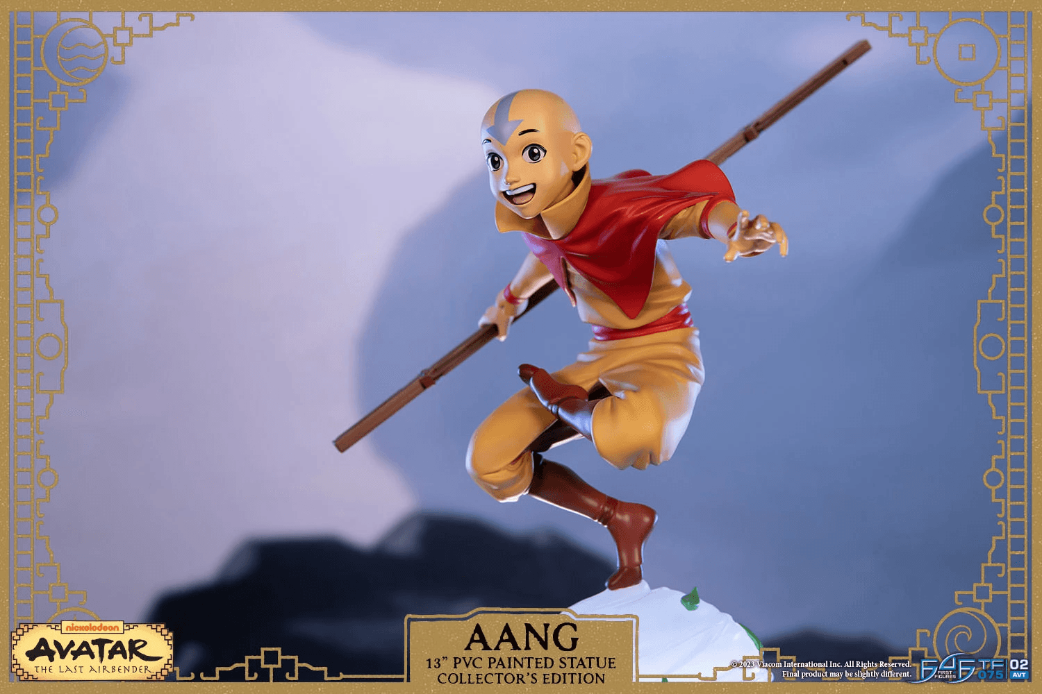 F4FAVAANGCO Avatar the Last Airbender - Aang PVC Statue Collectors (Light Up) Edition - First 4 Figures - Titan Pop Culture