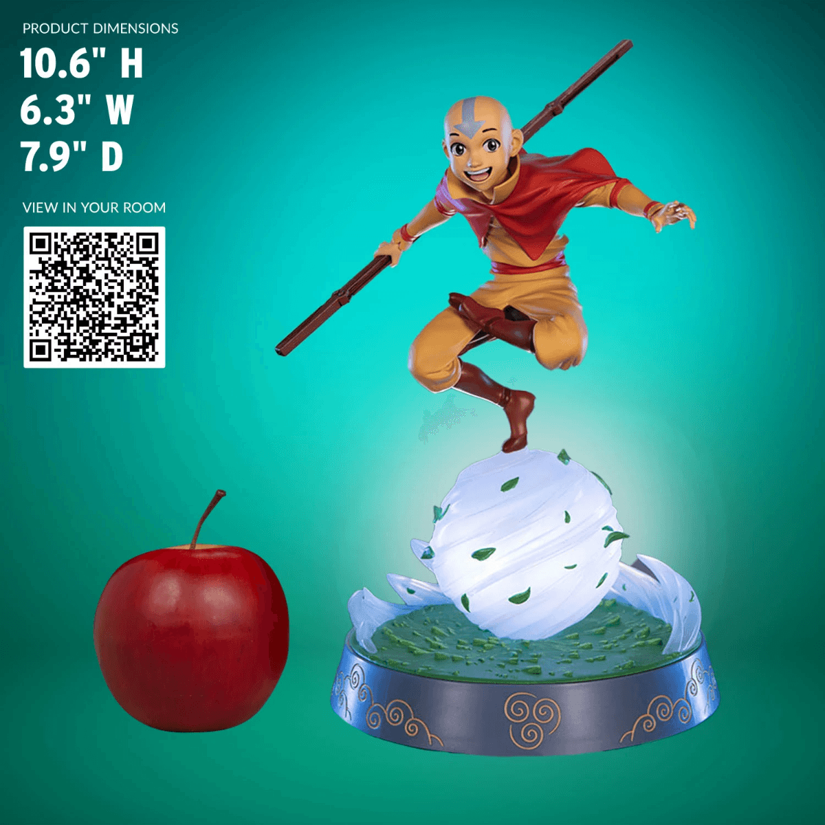 F4FAVAANGCO Avatar the Last Airbender - Aang PVC Statue Collectors (Light Up) Edition - First 4 Figures - Titan Pop Culture