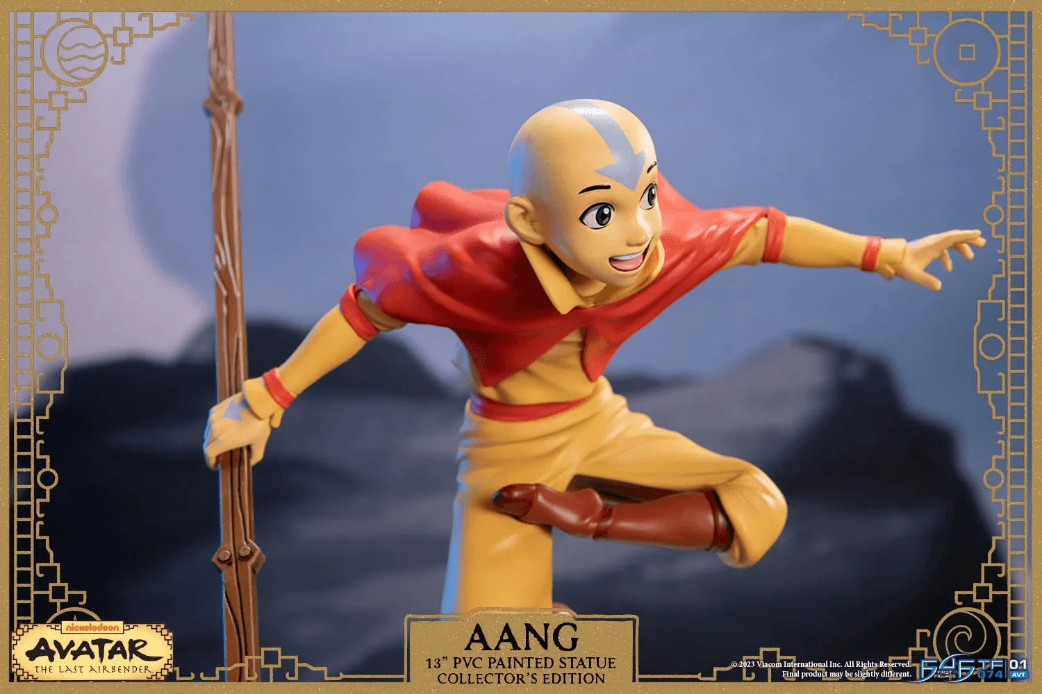 F4FAVAANGCO Avatar the Last Airbender - Aang PVC Statue Collectors (Light Up) Edition - First 4 Figures - Titan Pop Culture