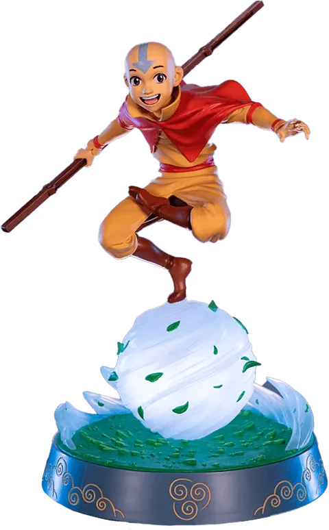 F4FAVAANGCO Avatar the Last Airbender - Aang PVC Statue Collectors (Light Up) Edition - First 4 Figures - Titan Pop Culture