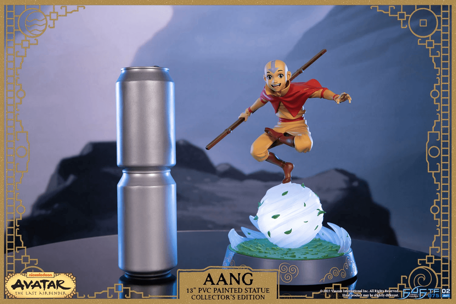 F4FAVAANGCO Avatar the Last Airbender - Aang PVC Statue Collectors (Light Up) Edition - First 4 Figures - Titan Pop Culture