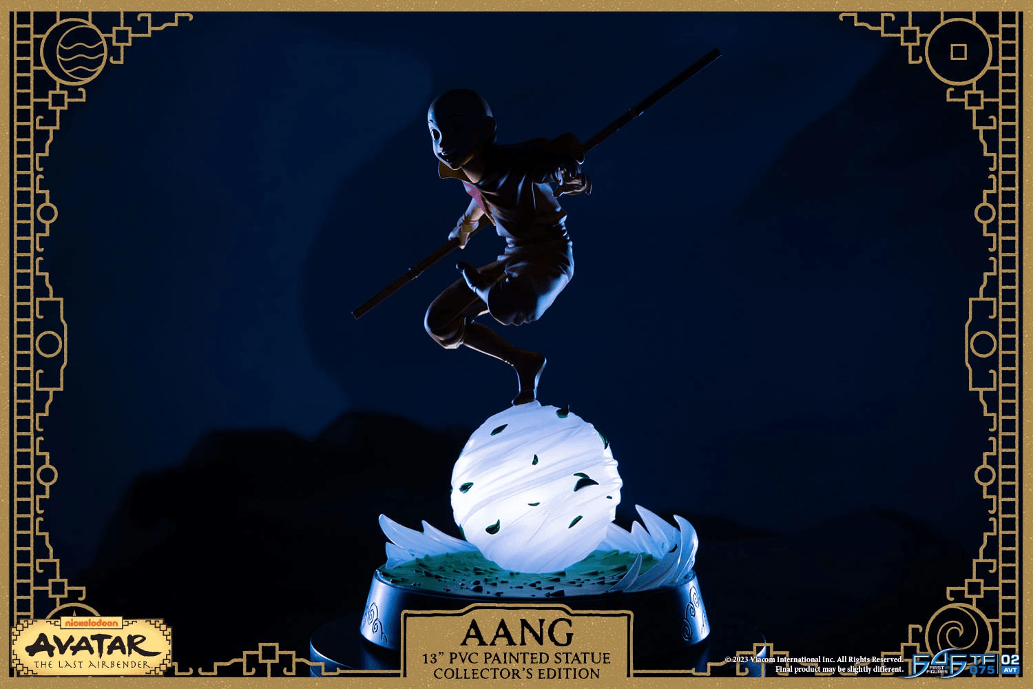 F4FAVAANGCO Avatar the Last Airbender - Aang PVC Statue Collectors (Light Up) Edition - First 4 Figures - Titan Pop Culture