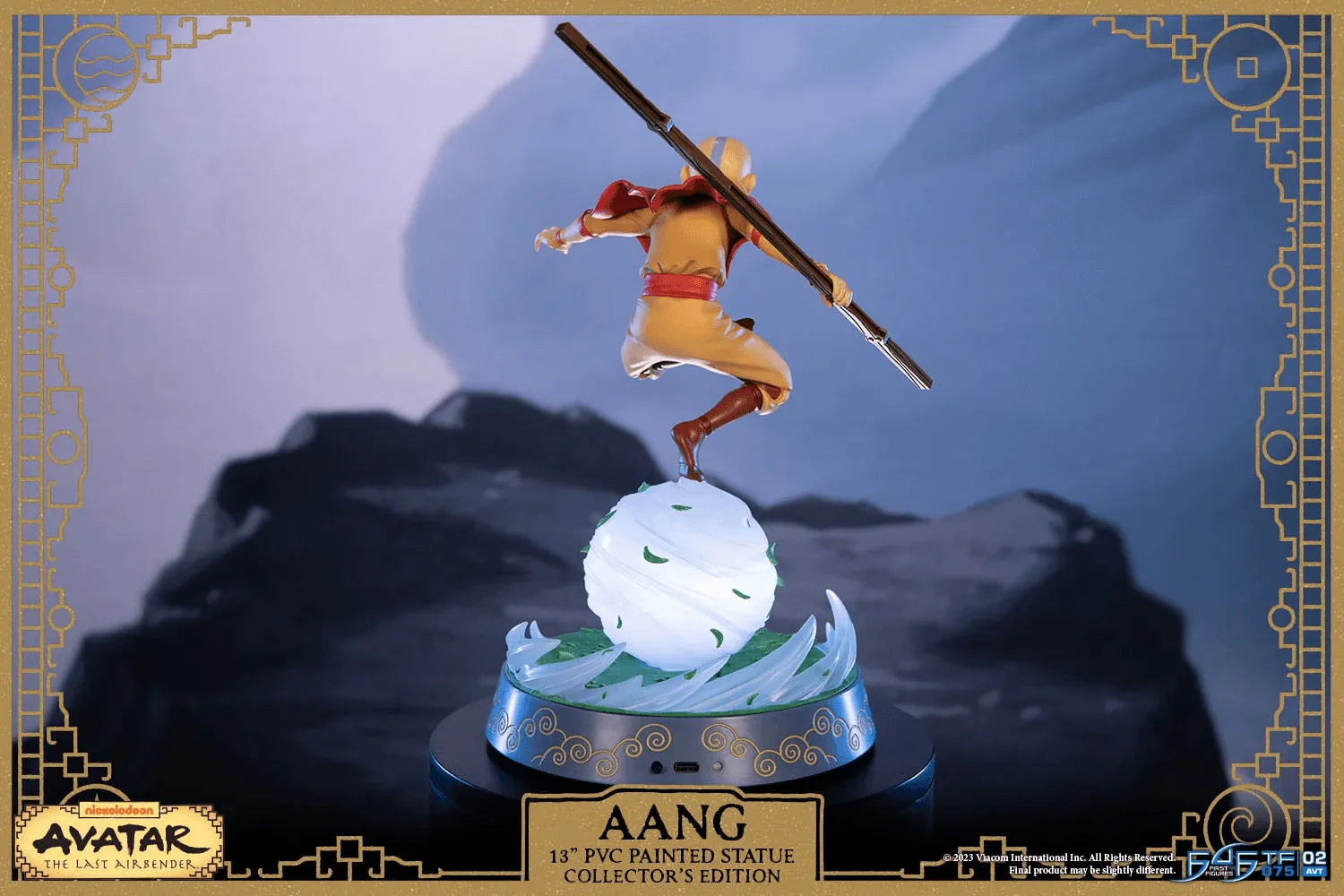 F4FAVAANGCO Avatar the Last Airbender - Aang PVC Statue Collectors (Light Up) Edition - First 4 Figures - Titan Pop Culture