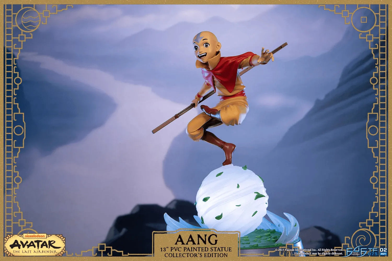 F4FAVAANGCO Avatar the Last Airbender - Aang PVC Statue Collectors (Light Up) Edition - First 4 Figures - Titan Pop Culture