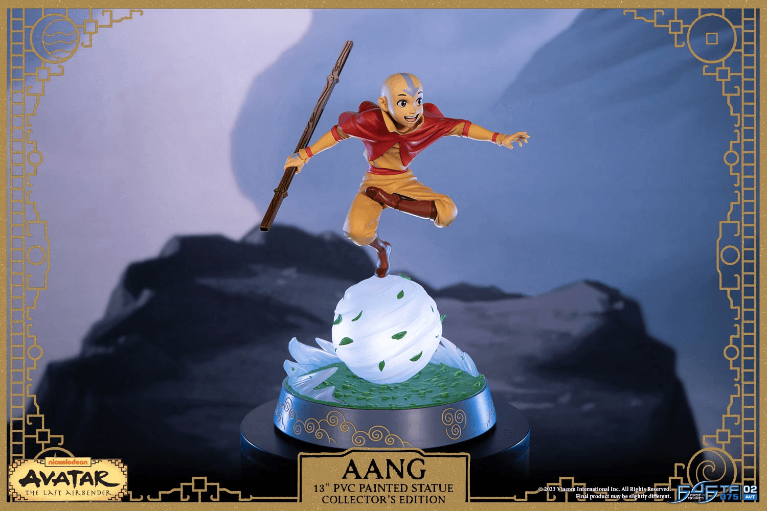 F4FAVAANGCO Avatar the Last Airbender - Aang PVC Statue Collectors (Light Up) Edition - First 4 Figures - Titan Pop Culture