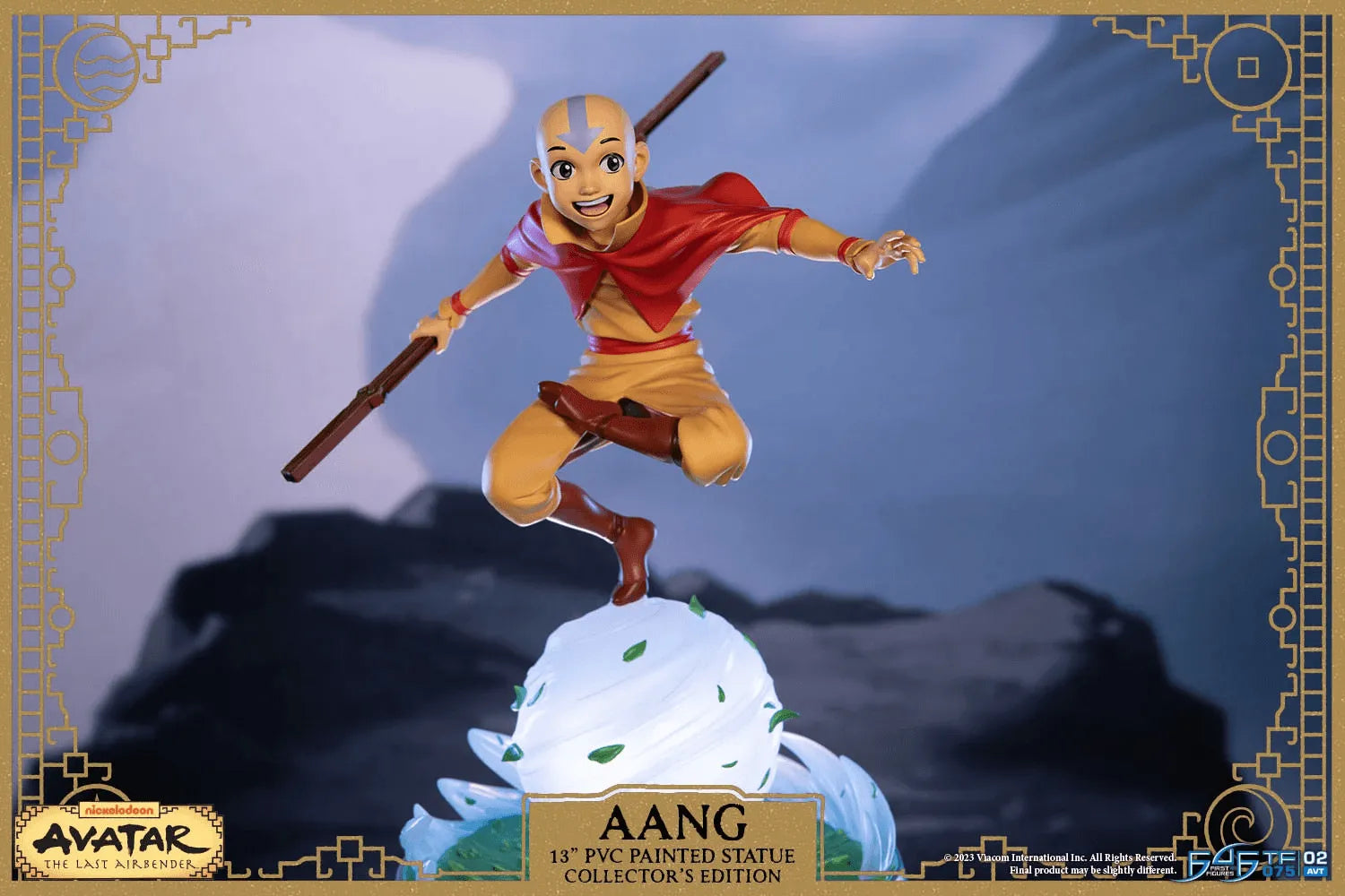 F4FAVAANGCO Avatar the Last Airbender - Aang PVC Statue Collectors (Light Up) Edition - First 4 Figures - Titan Pop Culture