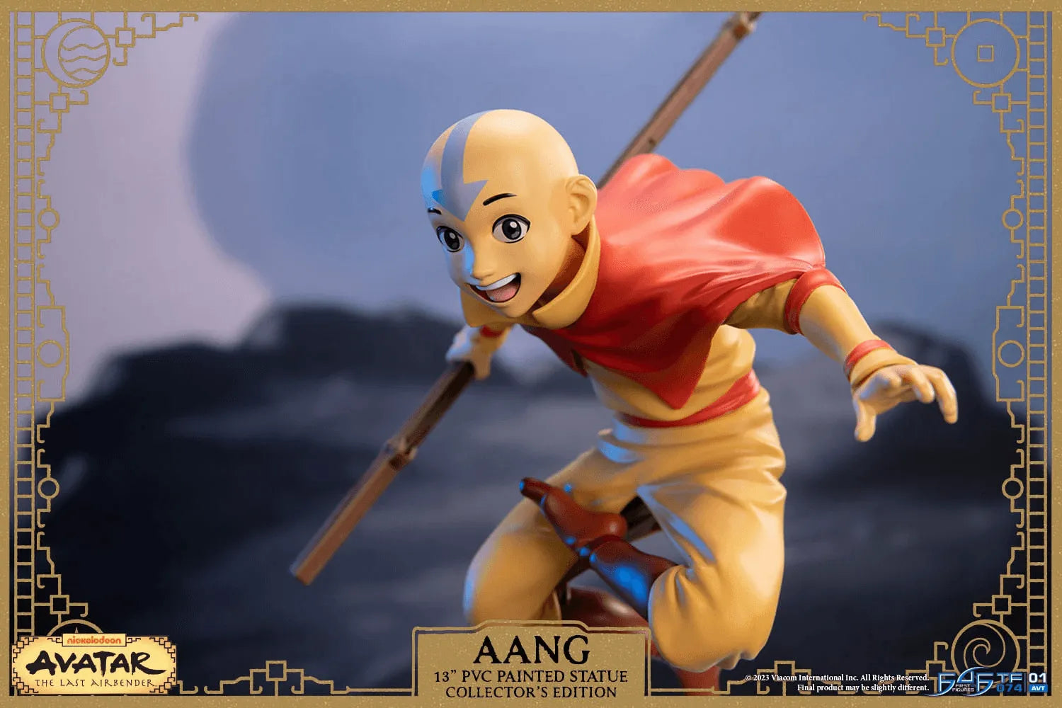 F4FAVAANGCO Avatar the Last Airbender - Aang PVC Statue Collectors (Light Up) Edition - First 4 Figures - Titan Pop Culture