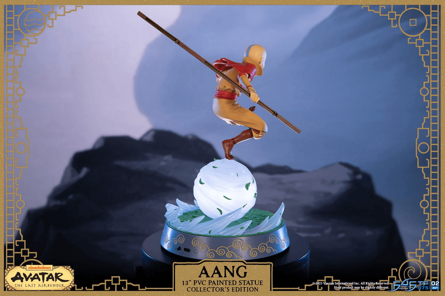 F4FAVAANGCO Avatar the Last Airbender - Aang PVC Statue Collectors (Light Up) Edition - First 4 Figures - Titan Pop Culture