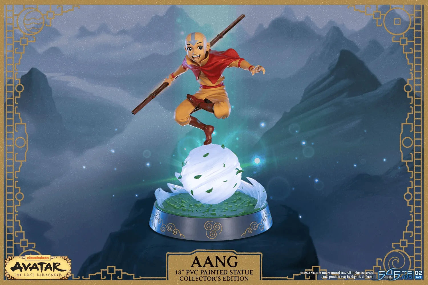 F4FAVAANGCO Avatar the Last Airbender - Aang PVC Statue Collectors (Light Up) Edition - First 4 Figures - Titan Pop Culture