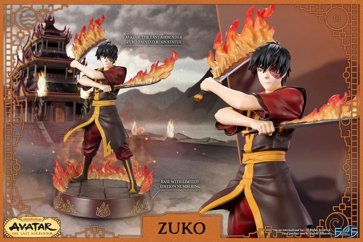 F4FAVAZUKST Avatar The Last Airbender - Zuko Statue - First 4 Figures - Titan Pop Culture