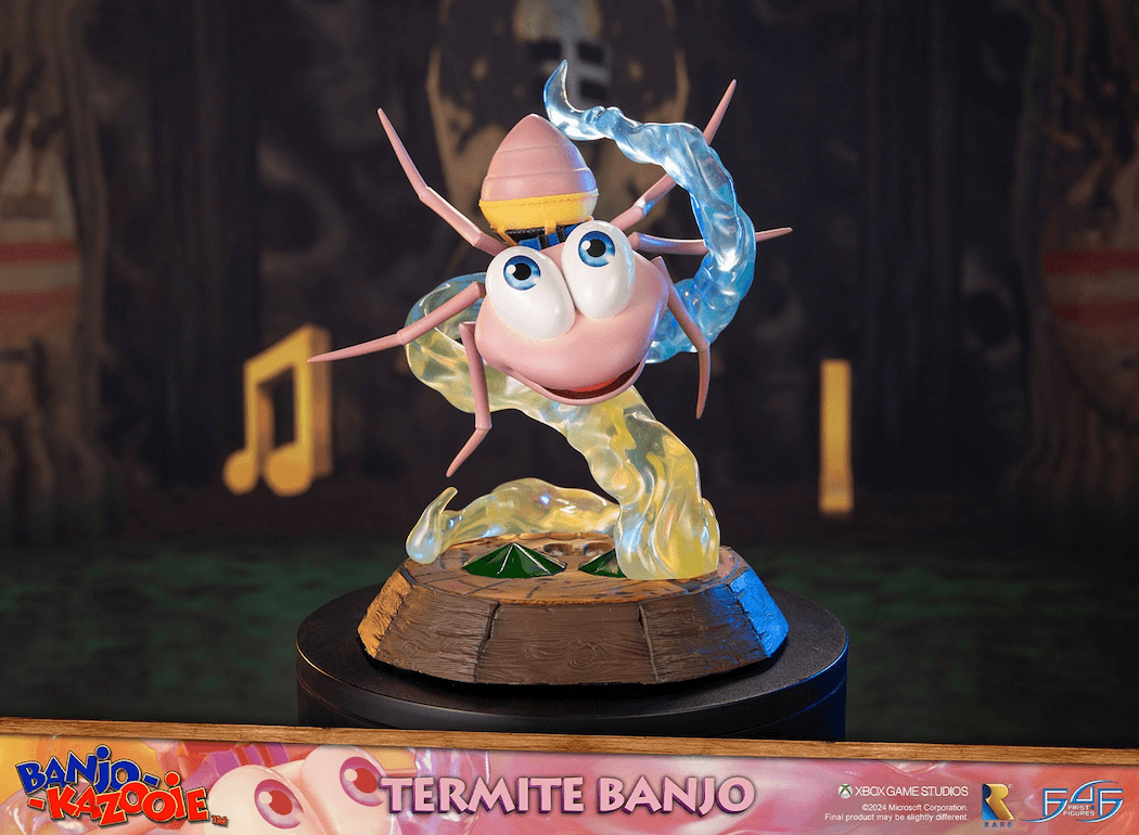 F4FBKBTER Banjo Kazooie - Termite Banjo Statue - First 4 Figures - Titan Pop Culture