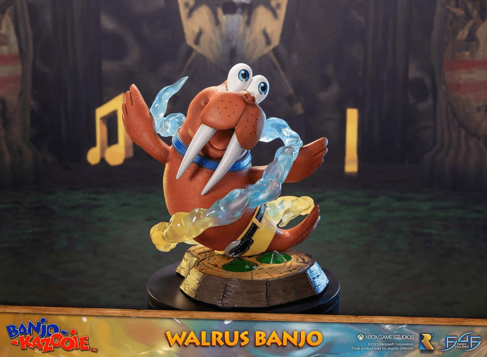 F4FBKBWAL Banjo Kazooie - Walrus Banjo Statue - First 4 Figures - Titan Pop Culture