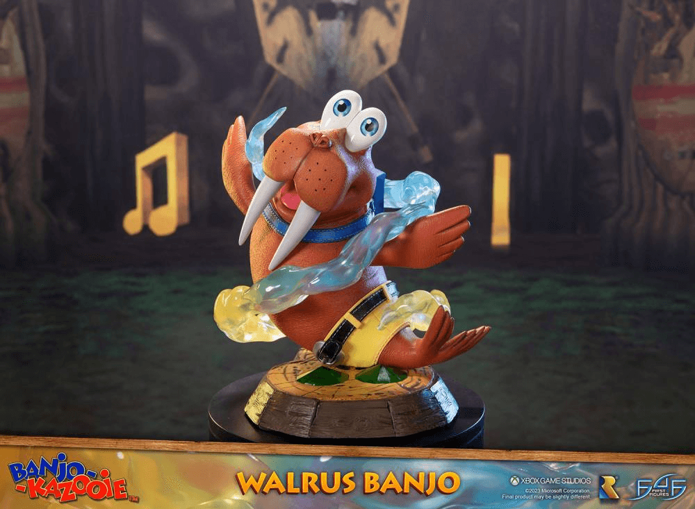 F4FBKBWAL Banjo Kazooie - Walrus Banjo Statue - First 4 Figures - Titan Pop Culture