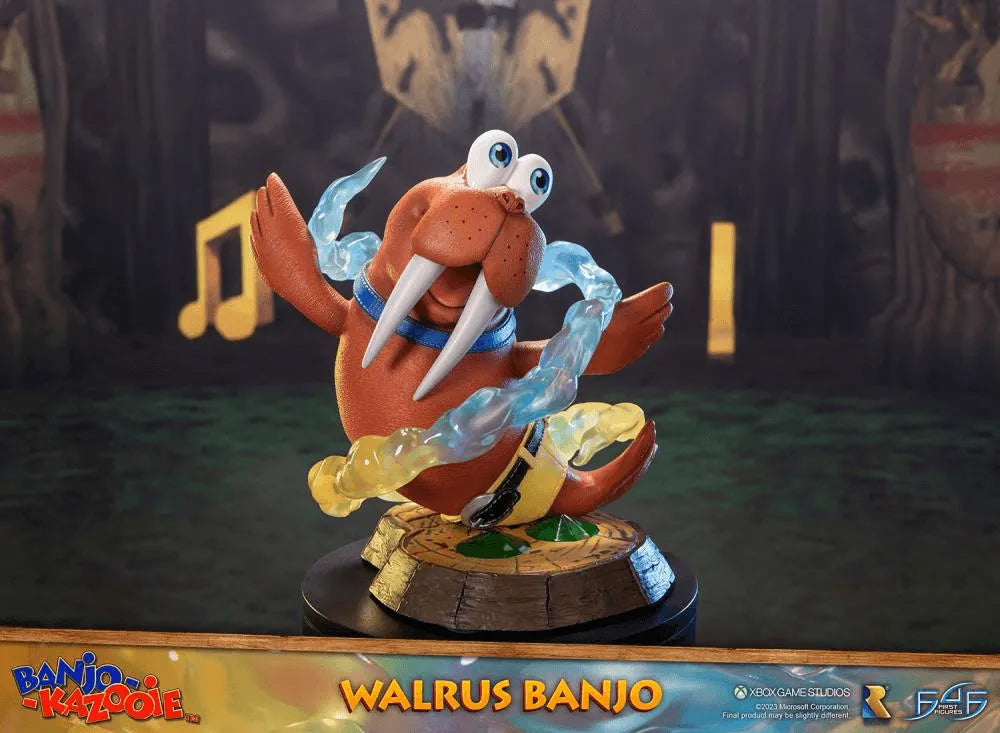 F4FBKBWAL Banjo Kazooie - Walrus Banjo Statue - First 4 Figures - Titan Pop Culture