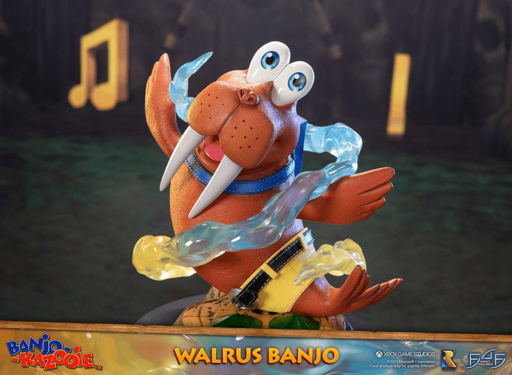 F4FBKBWAL Banjo Kazooie - Walrus Banjo Statue - First 4 Figures - Titan Pop Culture