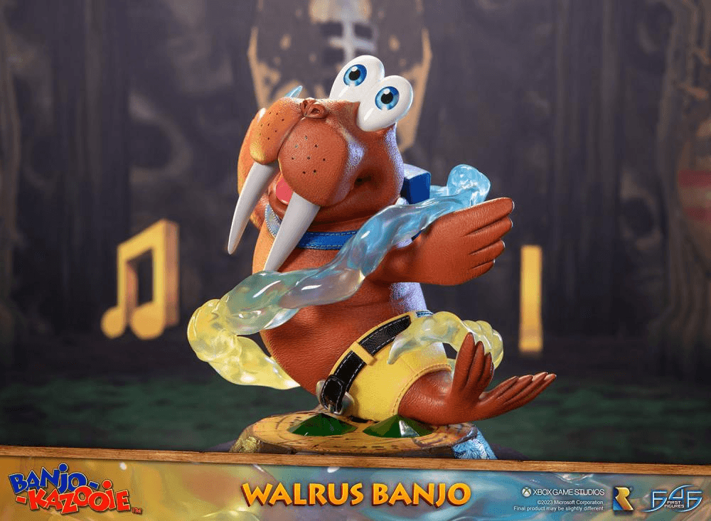 F4FBKBWAL Banjo Kazooie - Walrus Banjo Statue - First 4 Figures - Titan Pop Culture