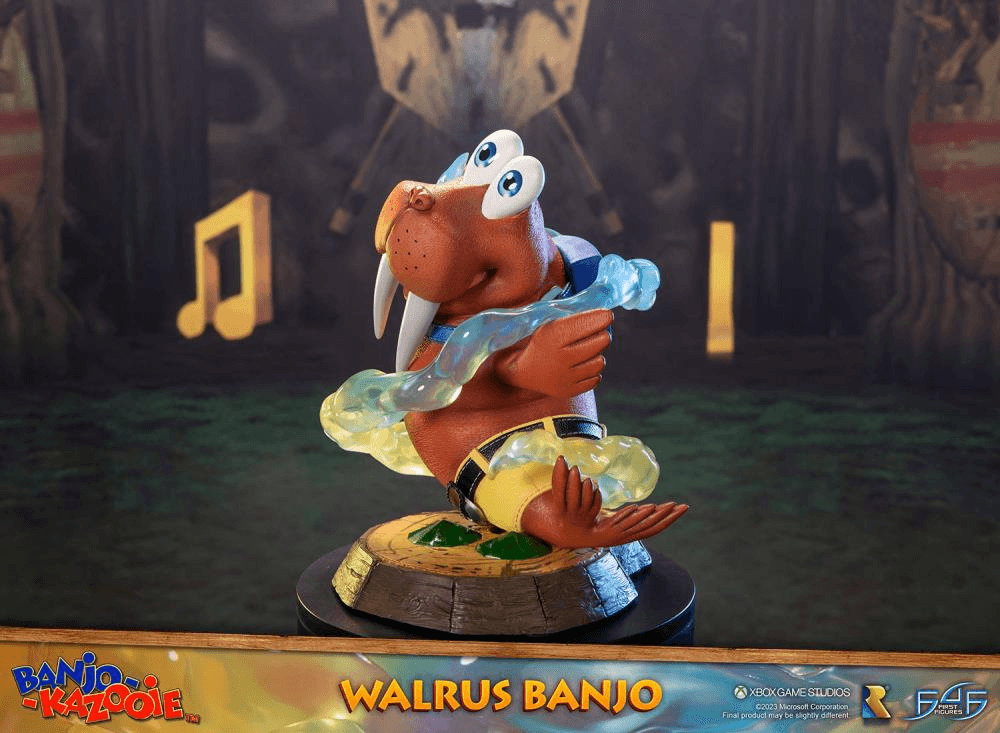 F4FBKBWAL Banjo Kazooie - Walrus Banjo Statue - First 4 Figures - Titan Pop Culture