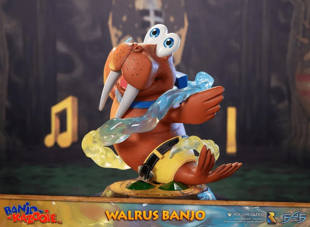 F4FBKBWAL Banjo Kazooie - Walrus Banjo Statue - First 4 Figures - Titan Pop Culture