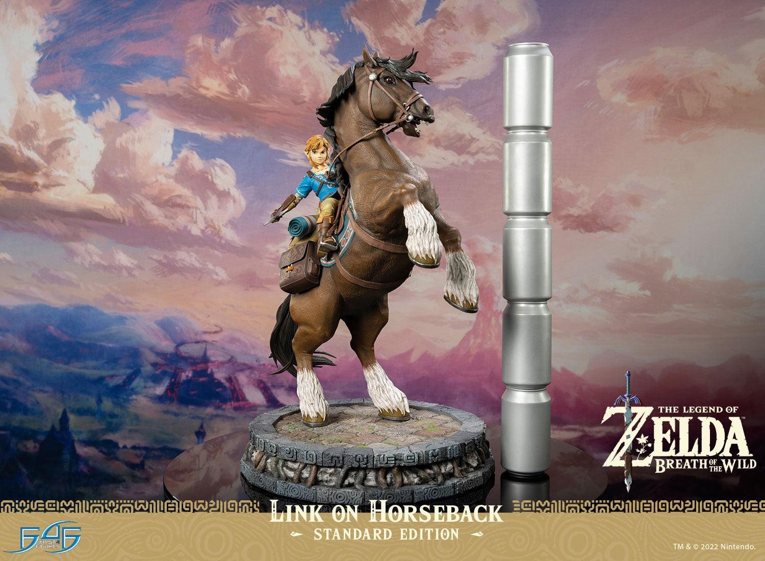 F4FBOTWLHST The Legend of Zelda: Breath of the Wild – Link on Horseback (Standard Edition) - First 4 Figures - Titan Pop Culture