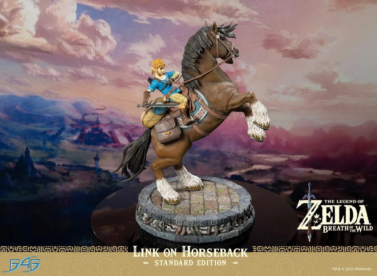 F4FBOTWLHST The Legend of Zelda: Breath of the Wild – Link on Horseback (Standard Edition) - First 4 Figures - Titan Pop Culture