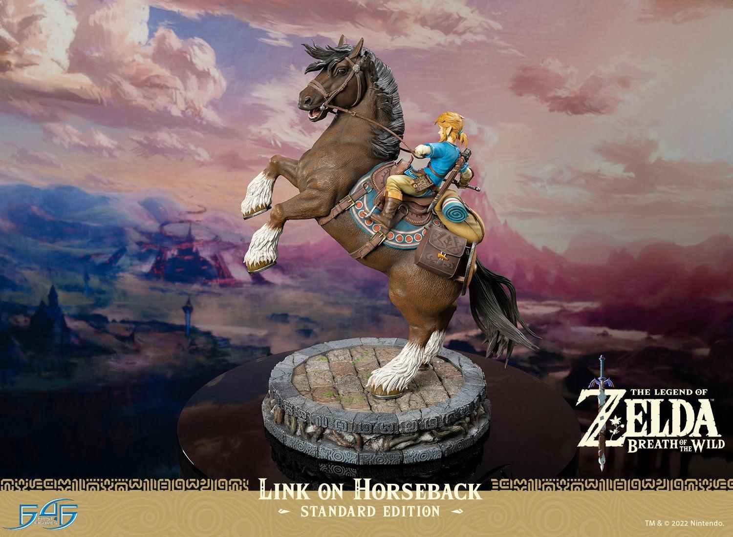 F4FBOTWLHST The Legend of Zelda: Breath of the Wild – Link on Horseback (Standard Edition) - First 4 Figures - Titan Pop Culture