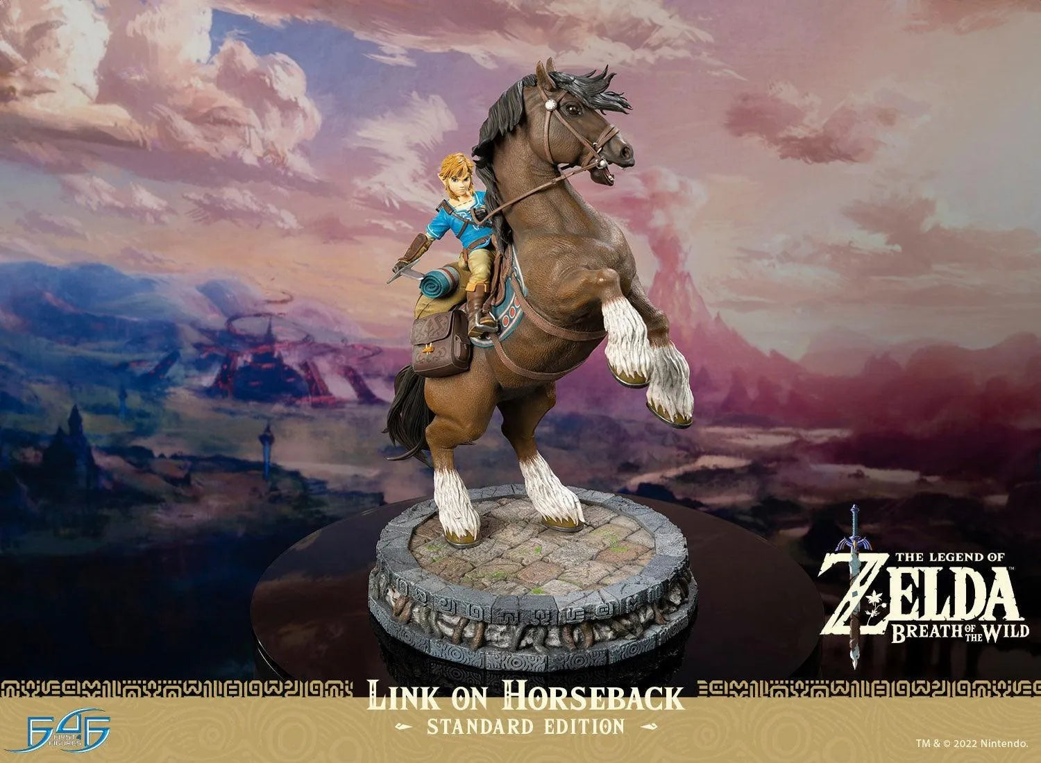 F4FBOTWLHST The Legend of Zelda: Breath of the Wild – Link on Horseback (Standard Edition) - First 4 Figures - Titan Pop Culture