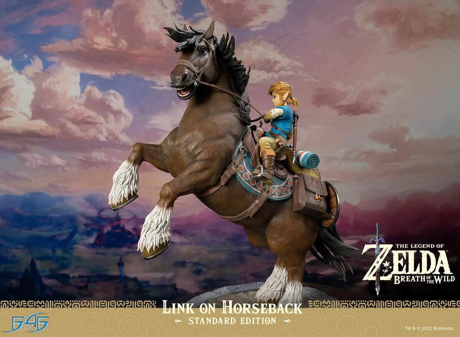 F4FBOTWLHST The Legend of Zelda: Breath of the Wild – Link on Horseback (Standard Edition) - First 4 Figures - Titan Pop Culture