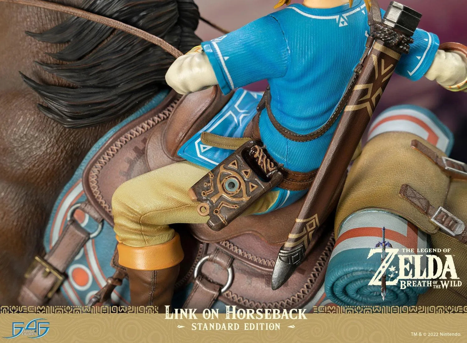 F4FBOTWLHST The Legend of Zelda: Breath of the Wild – Link on Horseback (Standard Edition) - First 4 Figures - Titan Pop Culture